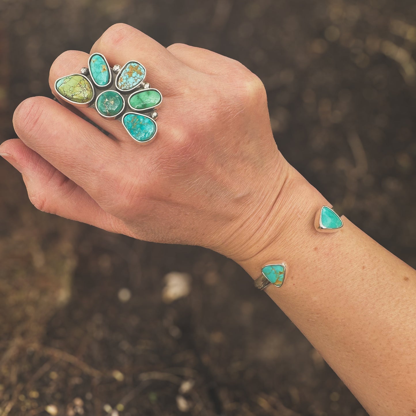 Twin Mesa Turquoise Cuff