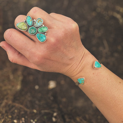Twin Mesa Turquoise Cuff