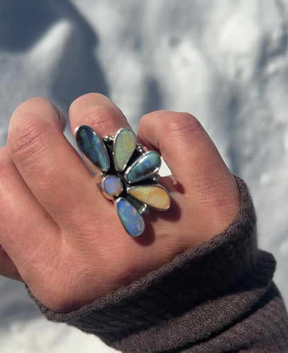 Opal Wild Flora Ring